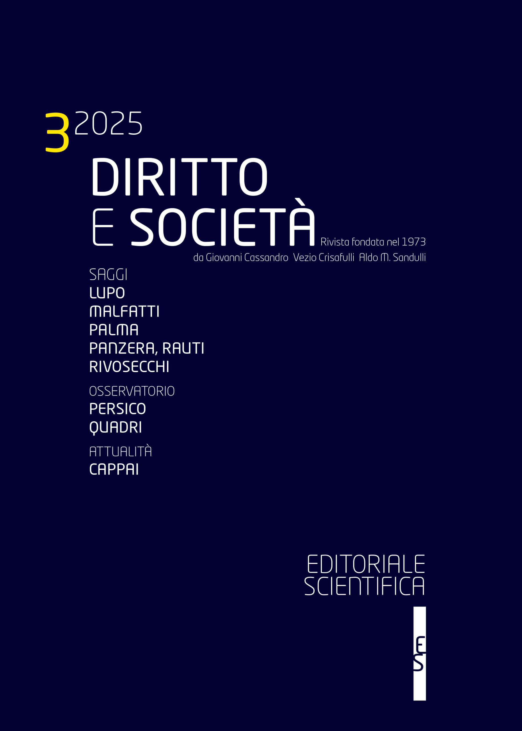 Diritto e Società 2025 - immagine 2