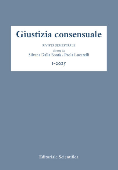 Giustizia consensuale 2025