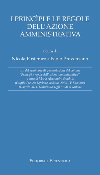 I princìpi e le regole dell'azione amministrativa