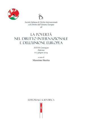 La povertà nel diritto internazionale e dell'Unione europea