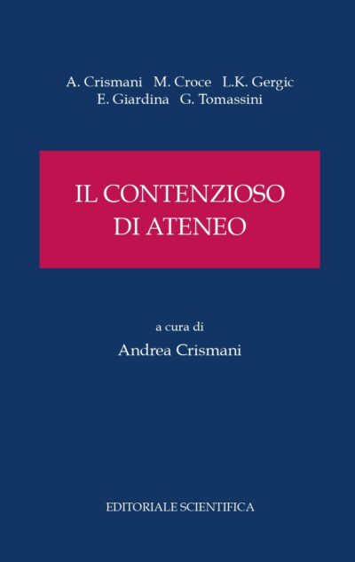 Il contenzioso di Ateneo