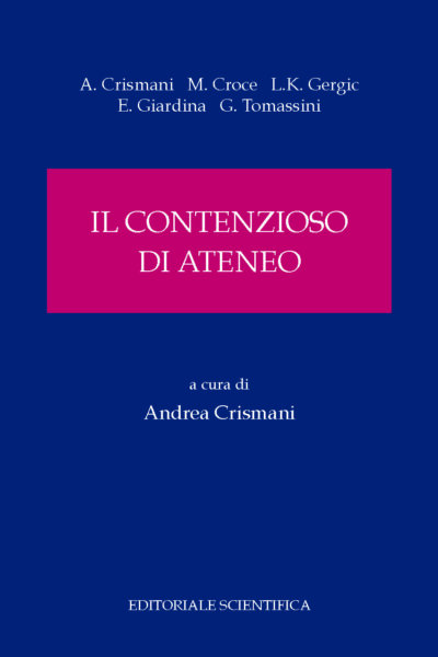 Il contenzioso di ateneo