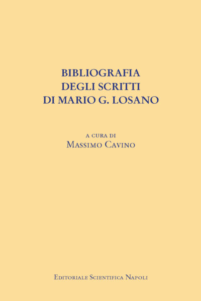 Bibliografia degli scritti di Mario G. Losano