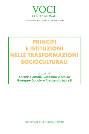 Principi e istituzioni nelle trasformazioni socioculturali