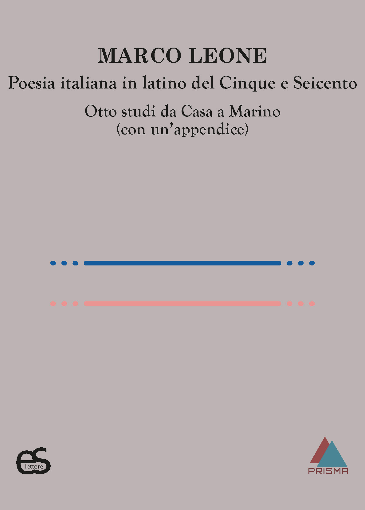 Poesia italiana in latino del Cinque e Seicento
